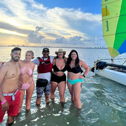 Sand Bar Vibes, this is a great place for a picnic and to take in the beauty of Biscayne Bay!