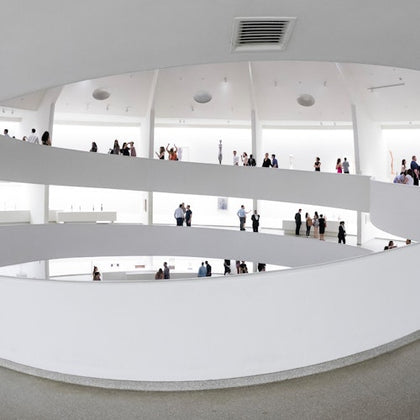 The Guggenheim's architecture from the inside