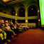 People enjoying a 4D show inside the American Museum of Natural History History.
