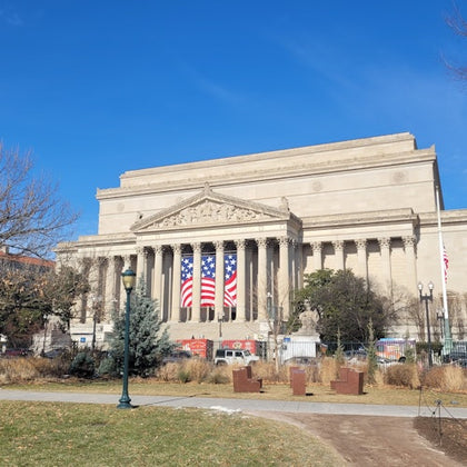 Exterior of the National Archives