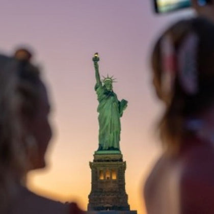 View of Statue of Liberty