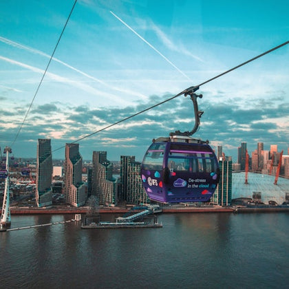 IFS Cloud Cable Car and the North Greenwich Pier