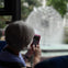 Sightseeing from the comfort of a bus.