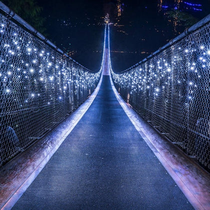 Capilano Suspension Bridge at night