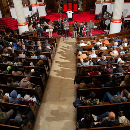 View of audience