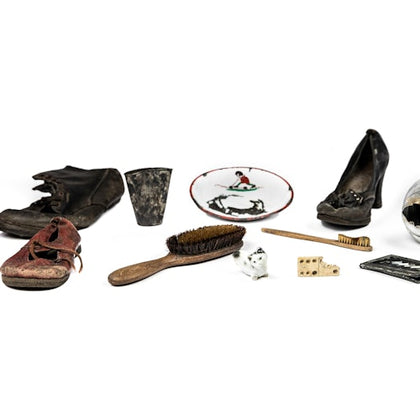 Belongings of Jews murdered in Auschwitz