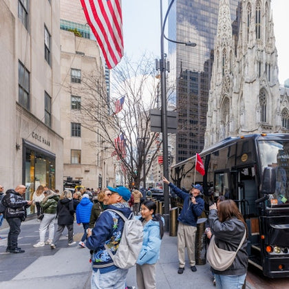 First photo stop at Rockefeller Center