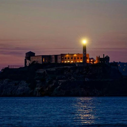 Alcatraz at night