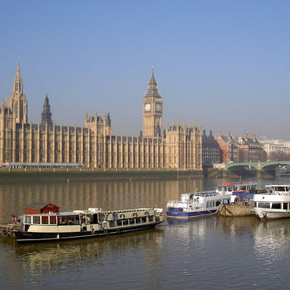 The Houses of Parliament from the Thames