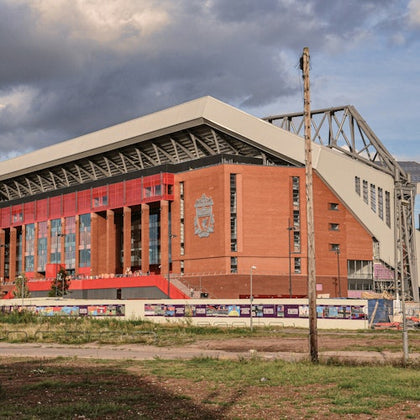 Anfield Stadium in Liverpool