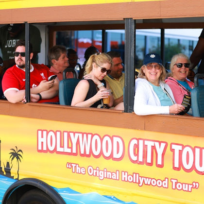 Los Angeles: Guided Open-Air Bus Tour