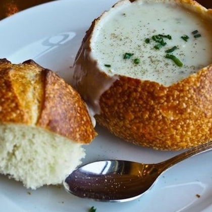 San Francisco clam chowder.