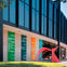 View of the Caroline Wiess Law Building housing African, Middle Eastern, and Asian art