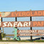 The entrance sign for the Everglades Safari Park