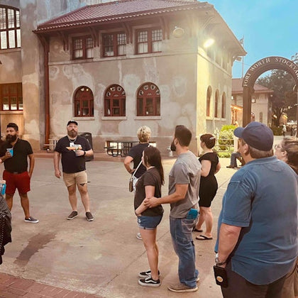Twilight at the entrance to the Stockyards. Did anyone else see that?