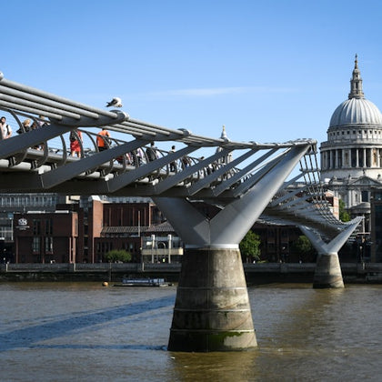 Millennium Bridge and St Paul's Cathedral