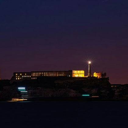 Alcatraz at night