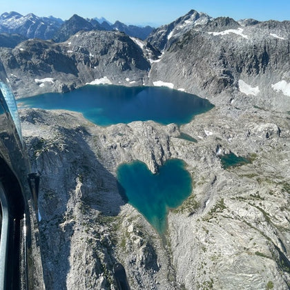 Stunning Alpine Lakes in BC's backcountry. Population: 0