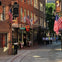 Venture down colonial-era lanes along beloved Tavern Alley in Boston's historic Blackstone Block