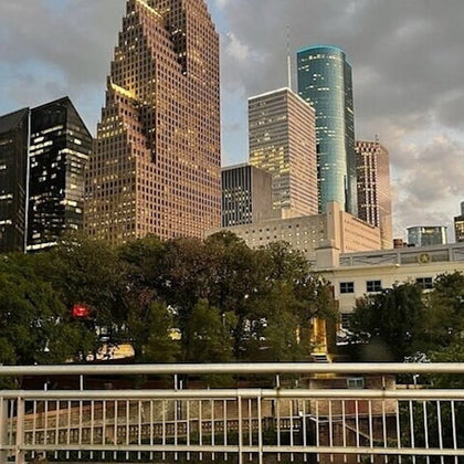 Houston's colorful downtown skyline.