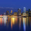 The Downtown Vancouver Waterfront at Night