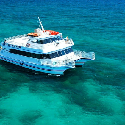 Choose an option to go on the Glass Bottom Boat