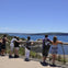 Sydney visitors are enjoying the panoramic view at the Gap
