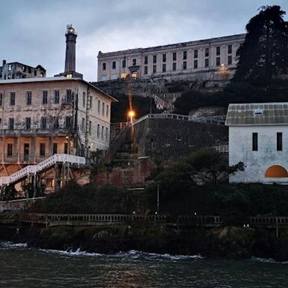 Alcatraz at night