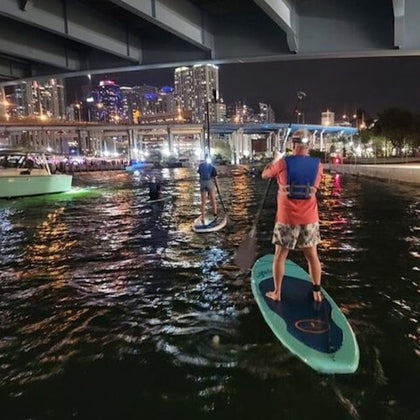 Paddleboard at night