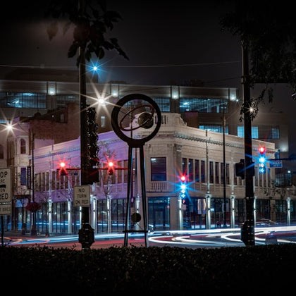 Evening shot at the Lincoln Ave.