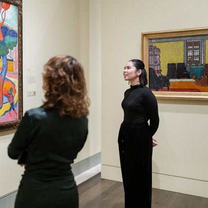 Admiring the work of Henri Matisse