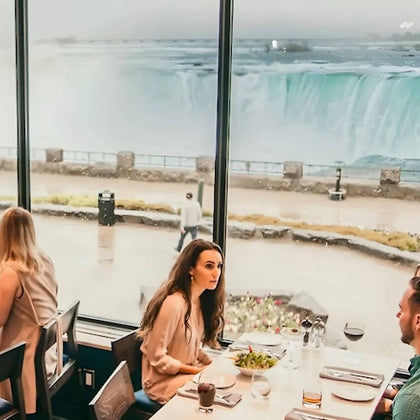 3-Course Dinner Overlooking the Waterfalls