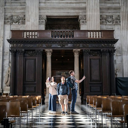 Inside St Paul's Cathedral