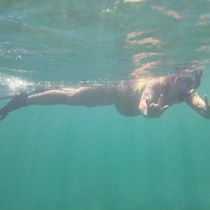 Women snorkeling