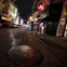 Image of the streets of Chinatown taken at night