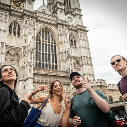 Outside Westminster Abbey