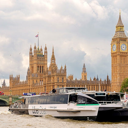 London: Roundtrip Uber Boat + Evening Bus Tour