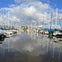 Just a great mirror image of the sky on the water.