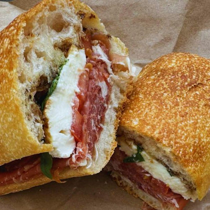 Optional food (panini) purchase during walking tour
