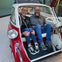 Take a photo inside a retro 1959 BMW Isetta