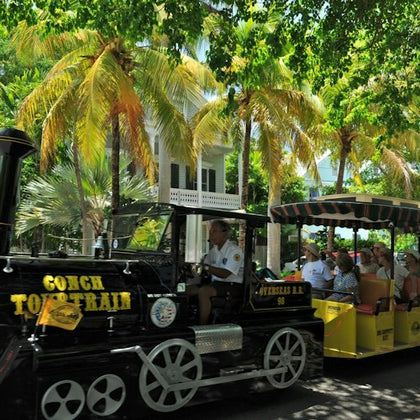Conch Train in Downtown Key West