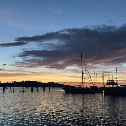 Beautiful sunset in Sausalito