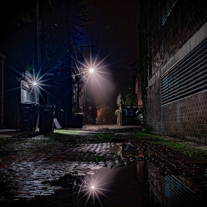 Chilling image of the Dillinger's Alley