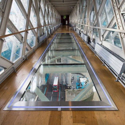 Glass walkway