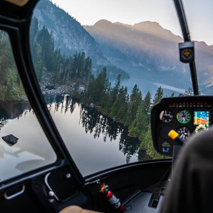 British Columbia's rugged backcountry. Population: 0