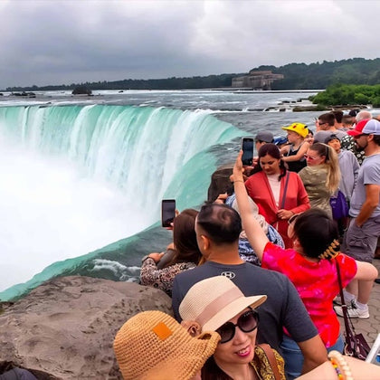 Niagara Falls: Tour from Toronto + Boat Cruise  + Journey Behind the Falls