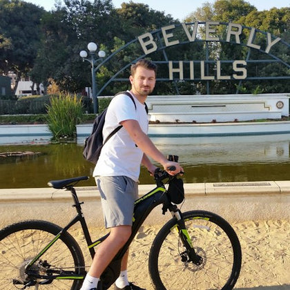 This is Beverly Hills explored by electric bike