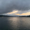 Sunset in Sausalito on a cloudy evening