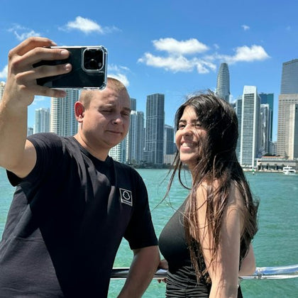 Selfie with Miami Skyline