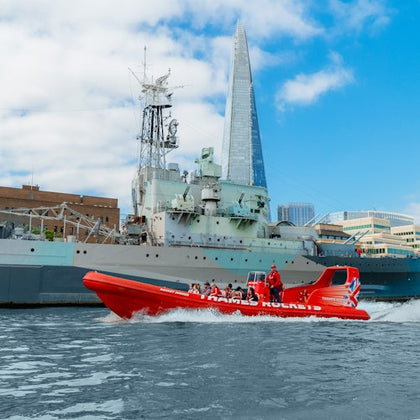 Board a Thames Rockets speedboat and view London's most iconic landmarks.